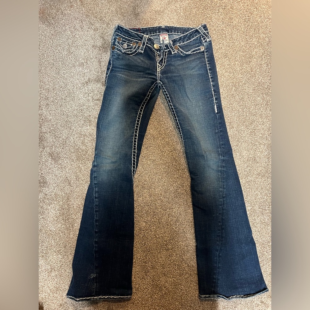 True Religion jeans- boot cut, regular length- 28